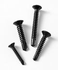 Heavy Duty Flat Head Sheet Metal Screws, Phillips Drive Self Tapping Wood Screws, 410 Stainless Steel Black Oxide Finish, built for tough jobs.