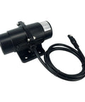 Beefy Heavy Duty Vibration Motor 200 LBS Brush Vibrator For Salt And Sand And Concrete Mixers DC 12V 4500 RPM shown with cable