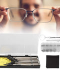 Eyeglass Repair Kit With Precision Screwdriver Set, Tweezers And Nose Pads, Multi Size Screws For Glasses Repair, Compact On The Go Storage Case