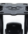 Jauarta Polyester Casters 63mm Heavy Duty Wheels with stainless steel bracket, front view showcasing wheel mount.