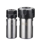 Extended Spindle Motor Shaft Extension Rod For Drill And ER Chucks B10 B12 B16 JT6 Fits Er11 Er16 Er20 Er25 Depth Reacher Precision Machining Holder, two spindle holders, B16-ER6 and B16-ER25.