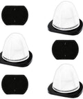 2030 Vacuum Filter Pack For 2030B 2030J 2030K 2030L 2030U 3346 And 3346W includes 3 filters and 3 foam pads on white background