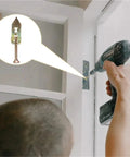Heavy Duty Self Drilling Drywall Anchor Kit With Manganese Steel For Cabinet Installations, Built Tough For DIY Mounts, Superior Hold For Shelves And Fixtures, Long Lasting Wall Fasteners on cabinet door