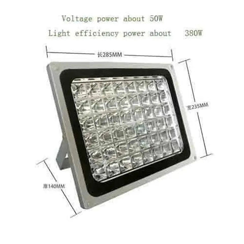 Rock Solid 600W Led Uv Curing Lamp Delivering 365Nm 395Nm 405Nm Wavelengths For Sla Dlp 3D Printer Resin Pcb Repair Gel Nails And Weekend Craft Projects Fast Dry Action with a rectangular aluminum shell.