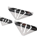Stainless Steel Miter Square Ruler Set Of 3 Heavy Duty Pro Grade Multi Angle Measuring Tool With 45 90 And Twenty Two And A Half Degree Angles