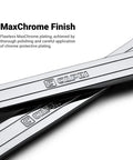 Ultra Thin 10 Mm X 11 Mm Open End Wrench With 15 Degree Angled Head Capri Tools Premium Forged Steel close-up view