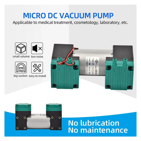 Heavy Duty 15 Liter Electric Diaphragm Vacuum Pump Creating Serious Negative Pressure At 90Kpa With High Flow Capabilities For Industrial Fluid Transfer Applications And Robust Suction Tasks