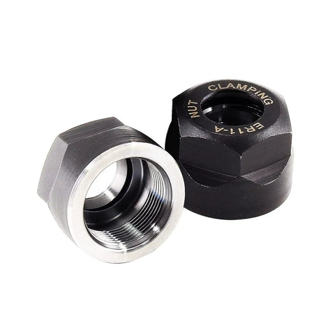 Collet Clamping Nut Set For ER11A Type M14 CNC Chuck Lathe Milling Tool Holder High Precision Alloy Steel 5 Pcs