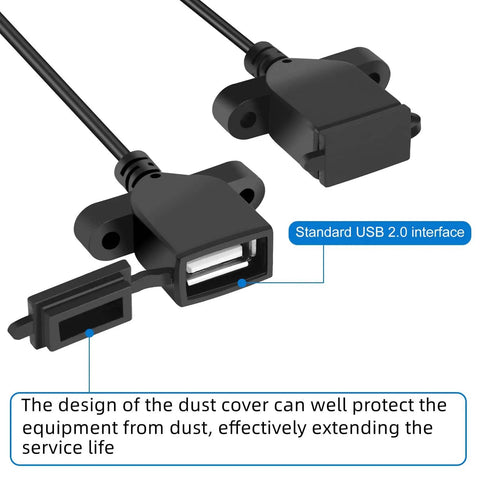Right Angle USB Type-C DC-DC Buck Converter From 24V Or 12V To 5V Output 3A 15W Power Module With Dual USB Connector 10-32V Input Ideal For Automotive Marine And Industrial Projects showing dust cover