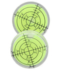 2pcs for mini Bubble Level 32x7mm for acrylic Horizontal for spirit Gauge with fluorescent yellow-green liquid.