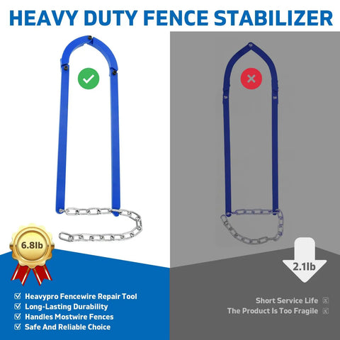 Heavy Duty Fence Repair Tool For Quick Fixes And Barbed Wire Fences Durable Fence Stretcher For DIY Projects Easy Tightening And Restoration Pro Grade Fence Fixer That Gets The Job Done