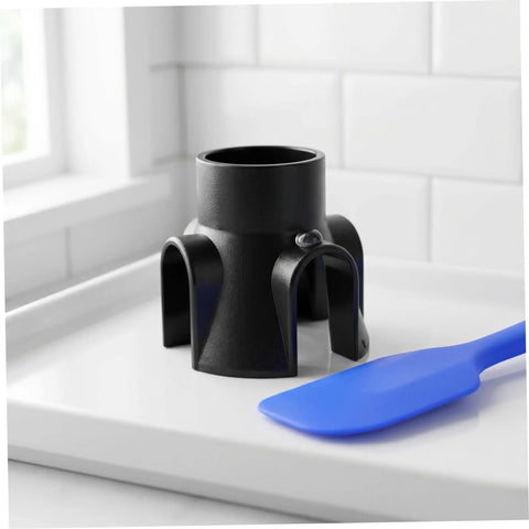 Cold Fog Sprayer Replacement Part For Facial Steamer, Universal Plastic Base Attachment For Esthetician Machines, Easy Maintenance And Efficient Mist Restoration For Salon Beauty Tools black plastic base