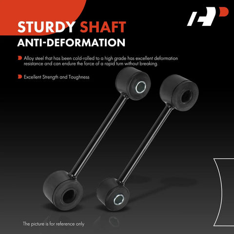 2 Rear Sway Bar Links For Ford Mustang 2007 2008 2009 2011 2012 2013 2014 Heavy Duty Stabilizer Kit showcased with anti-deformation design