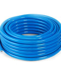 Heavy Duty One Inch Compressed Air Piping Kit Featuring 100 Foot Leak Proof Tubing in blue color, flexible and durable for air supply.
