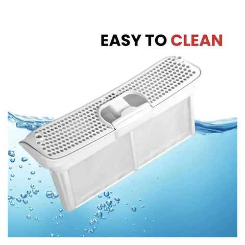 Lint Filter Replacement For Heat Pump Laundry Dryer And Washing Machine Fit 00656033 Spec No Tools Needed Easy Hand Swap Traps Fabric Scraps And Tiny Lint To Cut Buildup white mesh filter, easy to clean