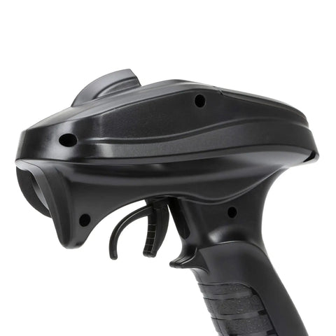 Close-up of Beefy 2.4G 3CH RC Transmitter for Axial SCX10 1 By 10 Crawler Car with ergonomic handle