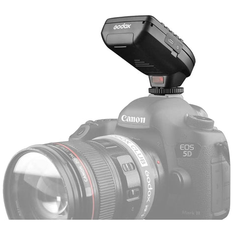 XProC Canon TTL Wireless Flash Trigger With 1 To 8000s High Speed Sync mounted on Canon camera
