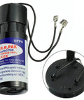 Hard Start Capacitor Replacement SPP6 for Air Conditioners with wires and label, boosts starting torque by five hundred percent