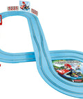 Carrera First Nintendo Mario Kart Slot Car Race Track Set With Mario And Luigi Two Cars Dual Controllers Battery Powered