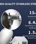 High Quality Stainless Steel details of Slick Commercial Electric Sugar Coater Machine With Nine Adjustable Speeds For Sweet Candy Polishing.