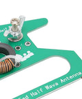 Close-up of End Fed Half Wave Antenna Module Portable Assembly For Machines 10W No Tune Robust One-Piece Molded Design