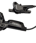 Level T Disc Brake And Lever Rear Hydraulic Post Mount Black A1 With Two Piston Caliper CenterLine Rotor Steel Backed Organic Pads