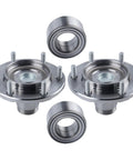 Front Wheel Hub Bearing Kit Pair For Toyota 4Runner 1996-2001, Sequoia 2001-2007, Tundra 2000-2006, Tacoma 1999-2004 2WD Only Replace Parts WH5170112W NT517011710571 NT517011 710571 set