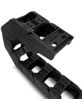 Built To Last Heavy Duty 25 By 38 Mm Inner Height By Width R55 Bridge Type Drag Chain Cable Carrier Track Fully Open 1 Meter Black PA66 Nylon