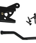 Built Tough Single Sided Wood Fence Gate Latch With Straight Up Rustproof Marine Coating, includes latch and screws.