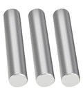 Three Piece Magnesium Fire Starter Rod Set With 99 Percent Purity, 3.5 Inch Long And 0.63 Inch Diameter, displayed in a row
