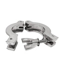 Two Pack KF25 Wing Nut Flange Quick Clamp Hinge ISO KF Size NW25 Stainless Steel 304 Vacuum Fittings Vacuum Hose Clamp