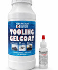 Red Tooling Gelcoat Quart With 15cc MEKP Hardener For Fiberglass Molds And Plugs High Visibility Coverage For Easy Spotting Of Flaws