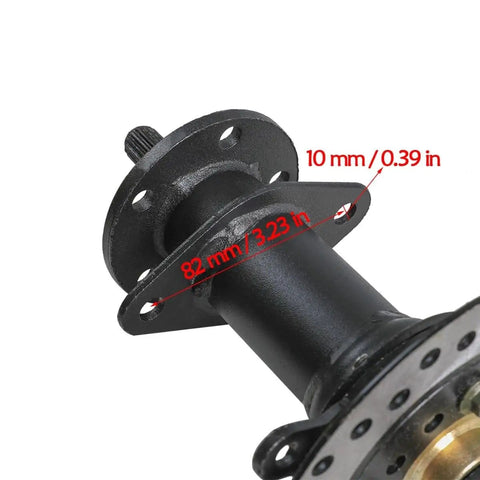 Heavy Duty Rear Axle Differential Shaft 30 Inch 760mm, 16T Drive, 3 Hole Wheel Hub Spacing 78mm And 156mm, Disc Rotor Compatible