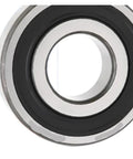 Two Pack 6204-2Z/2RS1 Deep Groove Ball Bearings 20x47x14mm Kit, black sealed steel bearing close-up