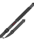 Baktrak Traction Web Rifle Sling 36 Inch With 500 Pound Swivels, Slim Non Slip Pad, Rugged Webbing, Gray Marlin Finish