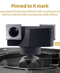Beefy CNC Spoilboard Surfacing Router Bit With 1/4 Inch Shank and 1-1/2 Inch Cutting Diameter pinned to K mark
