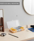 Drywall Anchors And Screws Kit With PP Plastic Wall Plugs And Stainless Steel Screws On Table For Shelves Mirrors