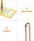 Close-up of 4 Pack Metal Electric Bike Seat Lock Hooks For Electric Bikes And Scooters Tough As Nails Metal Construction