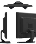 17-Inch 4:3 Security Monitor With 1280x1024 Resolution, No Image Stretching CCTV Screen, shown from side and back angles