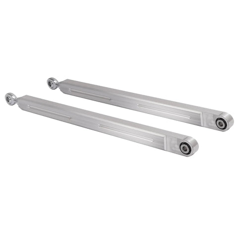 Rear Upper Radius Rod Arms For Polaris RZR XP 1000 RS1 And Turbo 2014 To 2023 With High Ground Clearance Aluminum Alloy Construction Oil Coated Silvery Finish Durable Off Road Upgrade, pair