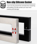 Push Pull Barn Door Handle Set Black Finish Heavy Duty Sliding Door Hardware With Full Install Tools Built To Last Easy Two Hole Mount