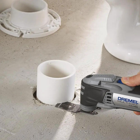 Dual Interface 2 Inch Wood Drywall And Plastic Oscillating Multi Tool Flush Cut Blades Pack Of 4, Heavy Duty Quick Clean Cuts For Demolition, Renovation, And Craft Projects, No Adapter Needed, cutting pipe opening