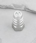 Two Pack Beefy Tractor Hydraulic Oil Quick Connectors Male Head AW32184 For John Deere 1023E 1025R 1026R 2025R 2032R 2036 Replacement Leak Free Quick Couplings, silver
