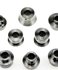 Bead Roller Round Over Die Set Cr12, 12 Piece Complete Kit for Sheet Metal Panels and Edges, displayed in multiple sizes on a white background