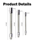 Reach Tight Auto Spots With A 360 Degree Bendable Flexible Extension Set For 3 Eighths, 1 Quarter, And 1 Half Inch Drive Wrenches