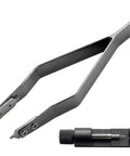Dual Fork Spring Bar Tool For Watches With Pin Removal Tweezers, Fast Strap Swaps And Link Removal, Black Finish Band Adjuster Kit