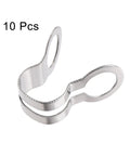 10 Pcs 8mm Ball Chain Connector Double Ring Style Link Stainless Steel Loop Connection Pack Of 10 Durable Bead Chain Connectors For Jewelry And Keychain Projects Rust Resistant Polished Finish