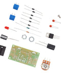 Built Tough Lm317 Adjustable Regulated Power Supply Kit With Ac Dc Input And 2200Uf Filter Cap In Rugged Abs Box components layout