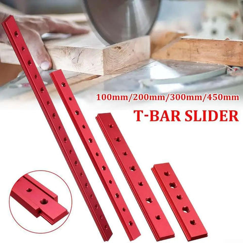 Pro Grade Aluminum T Track Slider For Woodworking Miter Jig With Table Saw Sled T Bar Slot Guide DIY Wood Jig Fixture