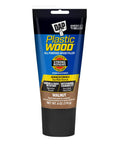 All Purpose Latex Wood Filler In Walnut, 6 Oz for interior and exterior wood, easy to use, planed, cut, drilled, stained.